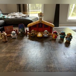 Fisher-Price Little People Nativity Playset 11 pieces EUC perfect for Christmas